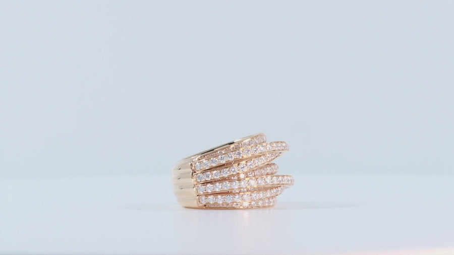 de GRISOGONO Pink Gold White Diamonds Ring