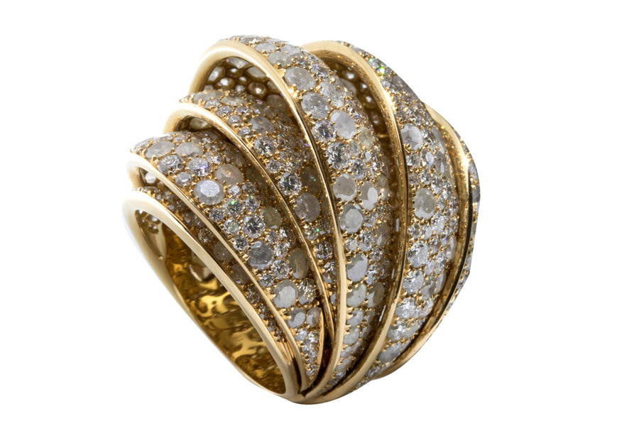 de GRISOGONO Pink Gold Ring w/ Diamonds - eJewels