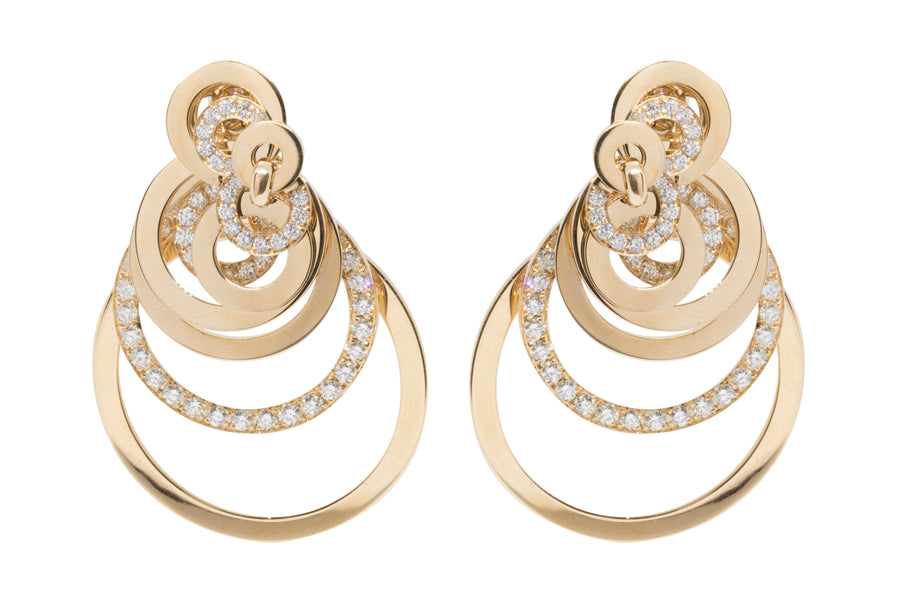de GRISOGONO Gypsy Pink Gold Earrings - eJewels