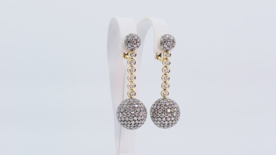 de GRISOGONO Yellow and White Gold Earrings