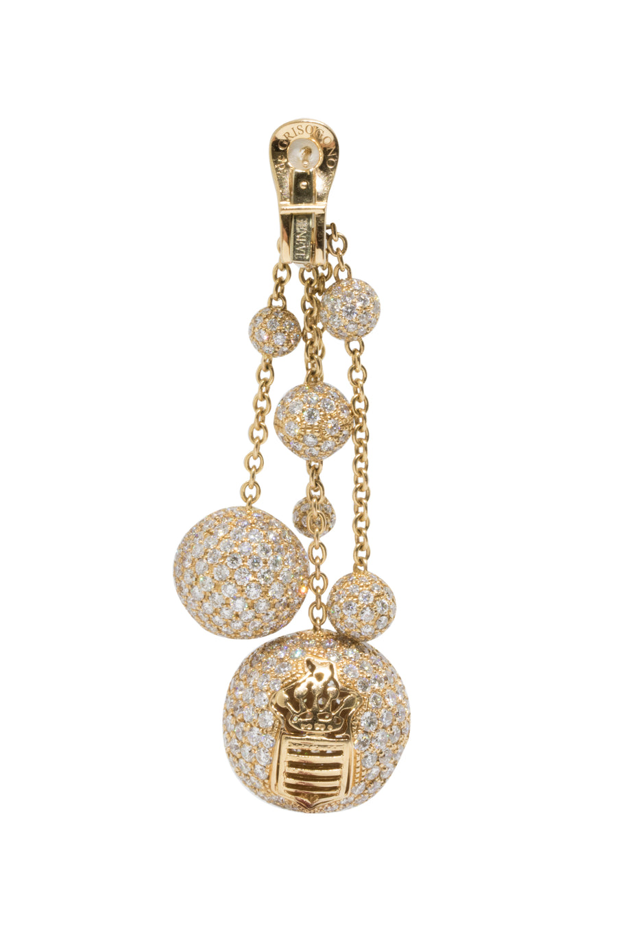 de GRISOGONO Jewelry Boule Collection Earrings w/ Pink Gold - eJewels