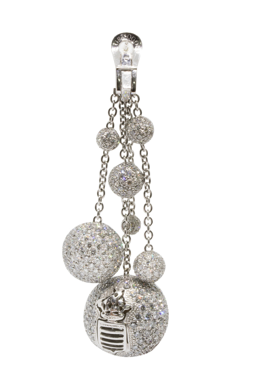 de GRISOGONO Jewelry Boule Collection Earrings w/ White Gold - eJewels