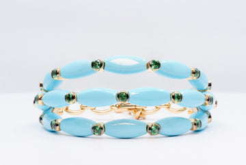 de GRISOGONO Pink Gold & Turquoise Bracelet
