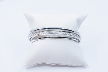 Allegra White Gold White Diamond Bracelet