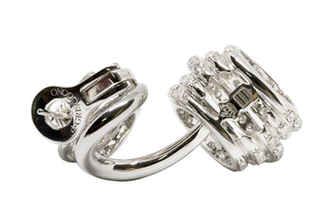 de GRISOGONO White Gold Earrings w/ 424 White Diamonds - eJewels