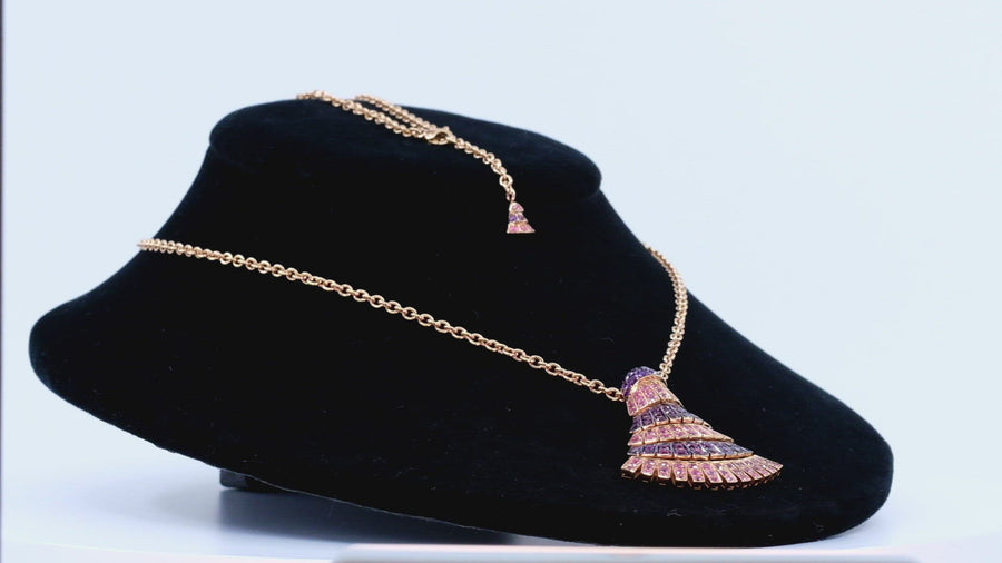de GRISOGONO Pink Sapphire Amethyst Necklace
