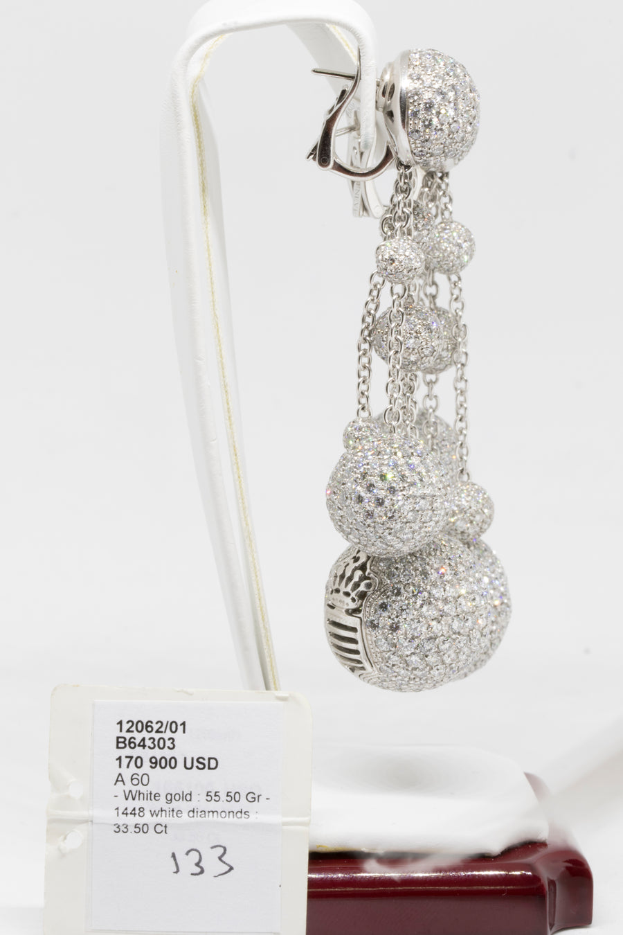 de GRISOGONO Jewelry Boule Collection Earrings w/ White Gold - eJewels