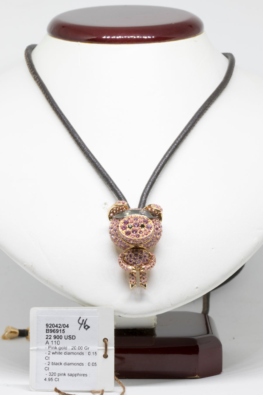 de GRISOGONO Rose Gold Piggy Crazymals Pendant - eJewels